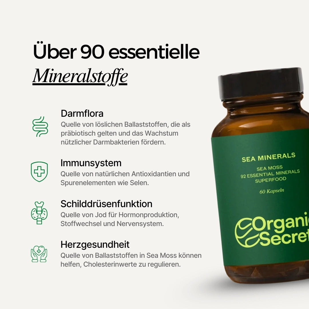 Vorteile von Sea Moss Kapseln