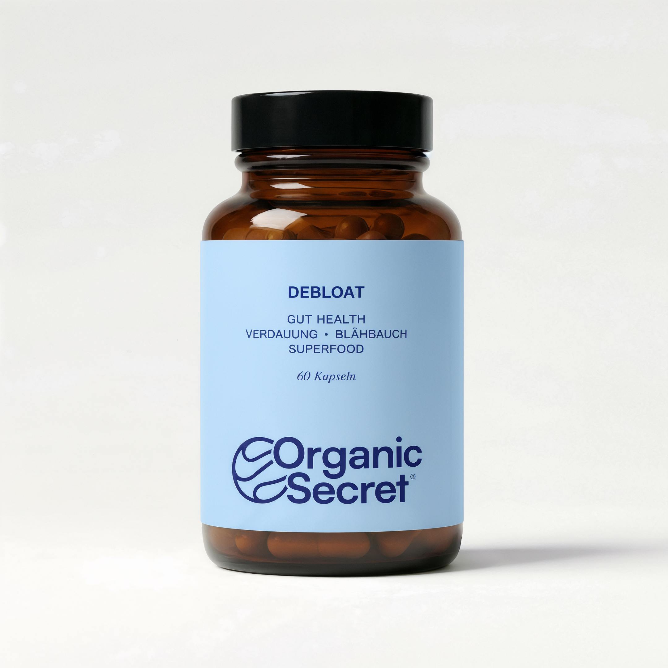 OrganicSecret Debloat Kapseln natürlich gegen Blähbauch und Verdauungsprobleme