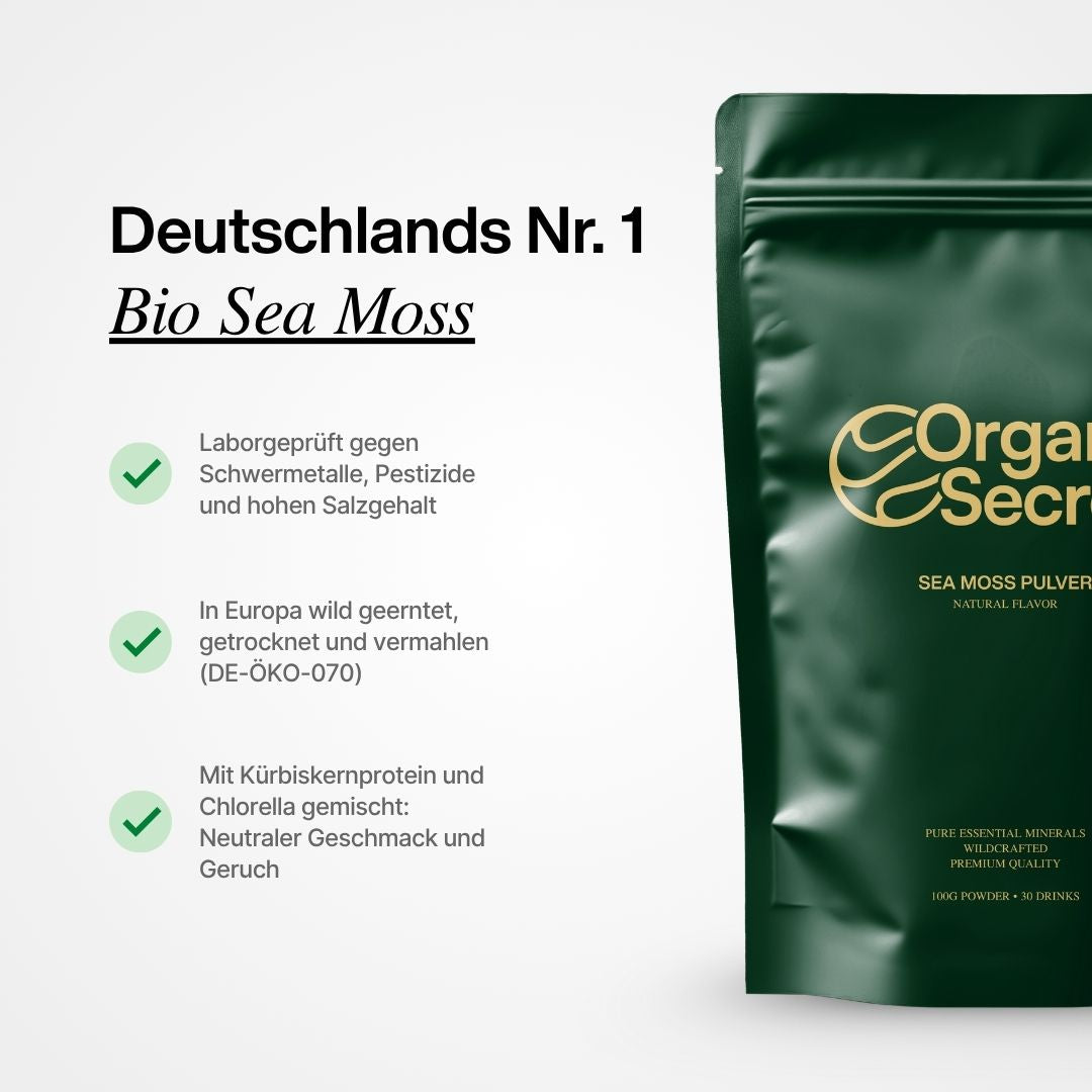 Deutschlands Nr. 1 Bio Sea Moss