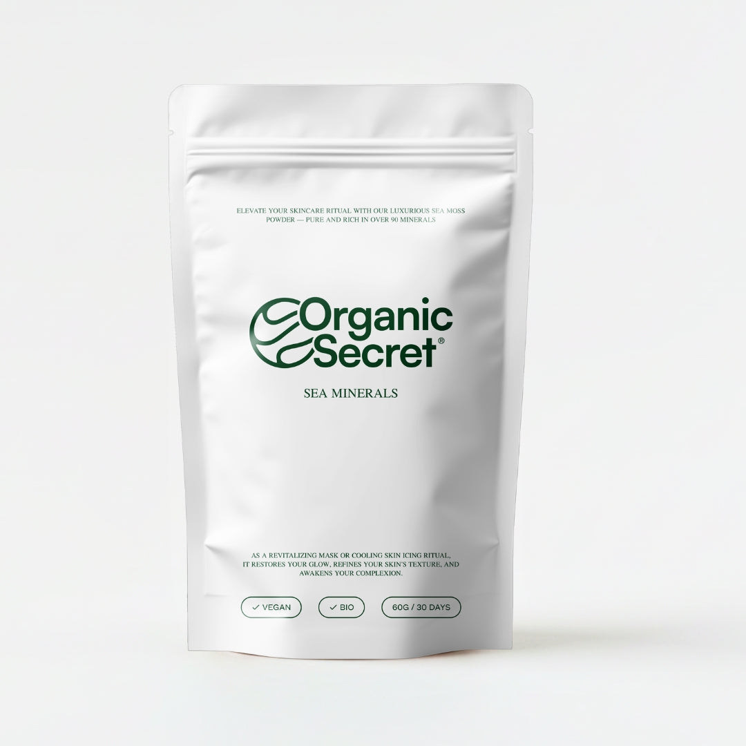 Sea Moss Gel Hautpflege Bundle mit Rührstab und Ice Roller