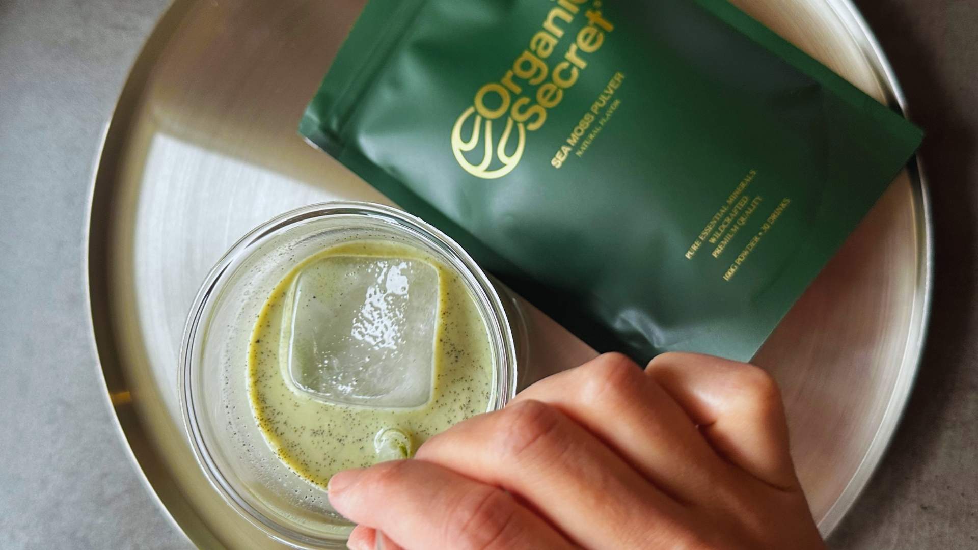 Sea Moss Pulver zum Trinken für den Stoffwechsel und die Haut